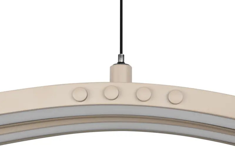 Trio Lighting – 332810343 SPIDER Κρεμαστό Φωτιστικό Ράγα LED 46W 5350lm Dimmable CCT Μπεζ με Τηλεχειριστήριο
