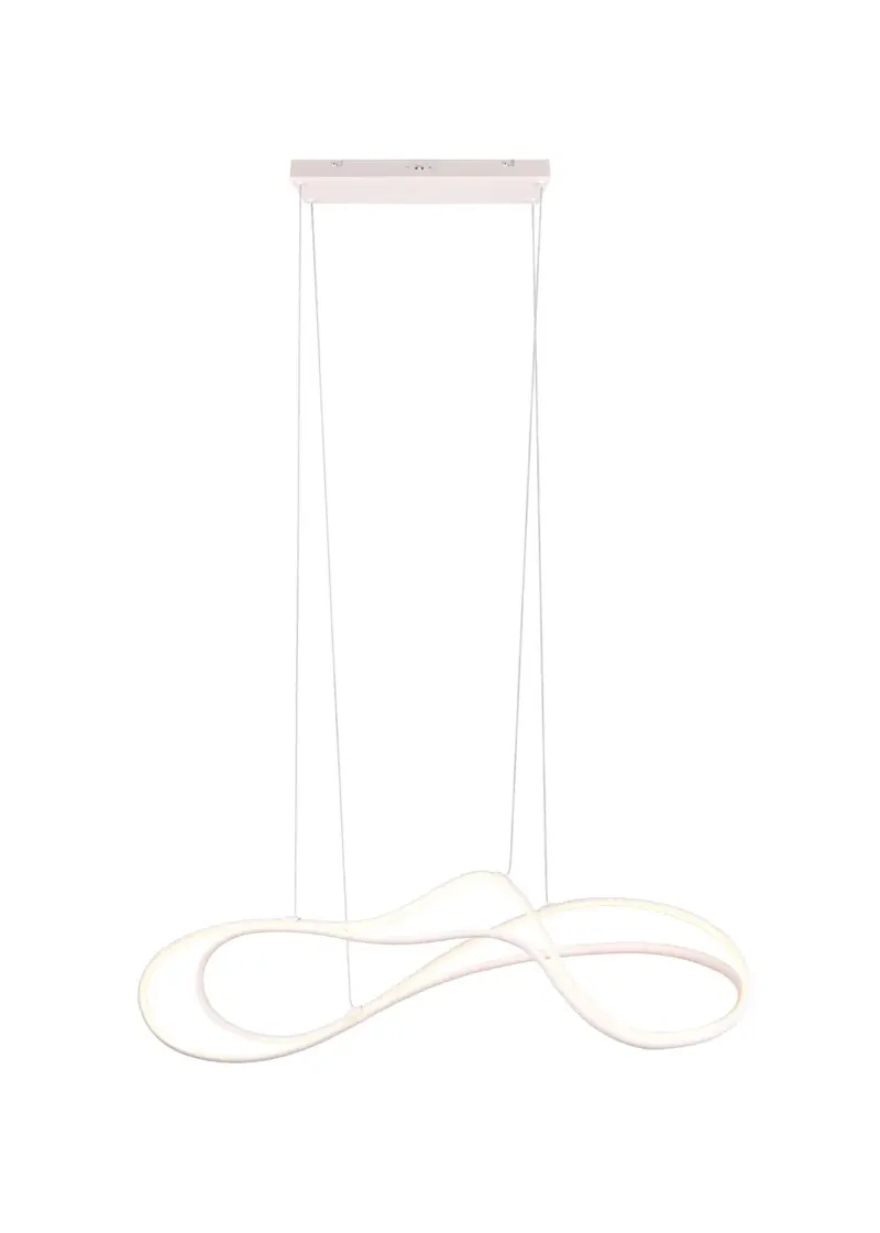 Trio Lighting NALA – 344310131 Κρεμαστό Φωτιστικό Ράγα LED 57W 6800lm Step Dimmable CCT Λευκό Ματ