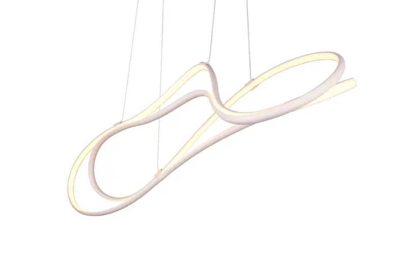 Trio Lighting NALA – 344310131 Κρεμαστό Φωτιστικό Ράγα LED 57W 6800lm Step Dimmable CCT Λευκό Ματ
