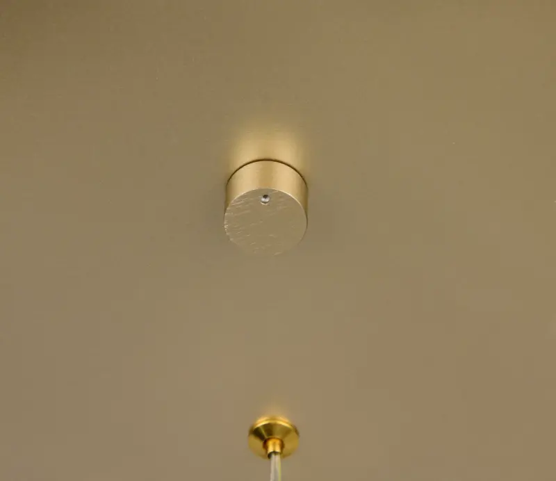 Κρεμαστό Φωτιστικό LED Ράγα με 15 Χρυσαφί Minimal Σποτ Trio Lighting 6750lm Step Dimmable 2300/3000/4000K – 354811579