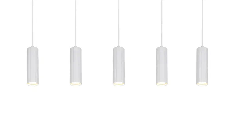 Κρεμαστό Φωτιστικό Ράγα Trio Lighting SOKA με 5xGU10 Λευκά Σποτ – 367700531