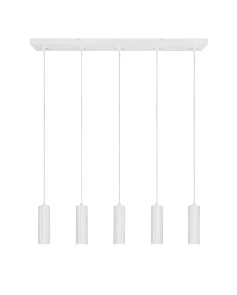 Κρεμαστό Φωτιστικό Ράγα Trio Lighting SOKA με 5xGU10 Λευκά Σποτ – 367700531