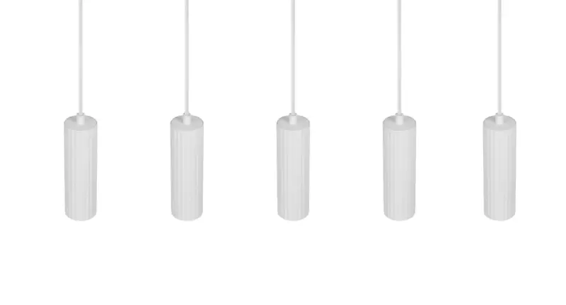 Κρεμαστό Φωτιστικό Ράγα Trio Lighting SOKA με 5xGU10 Λευκά Σποτ – 367700531