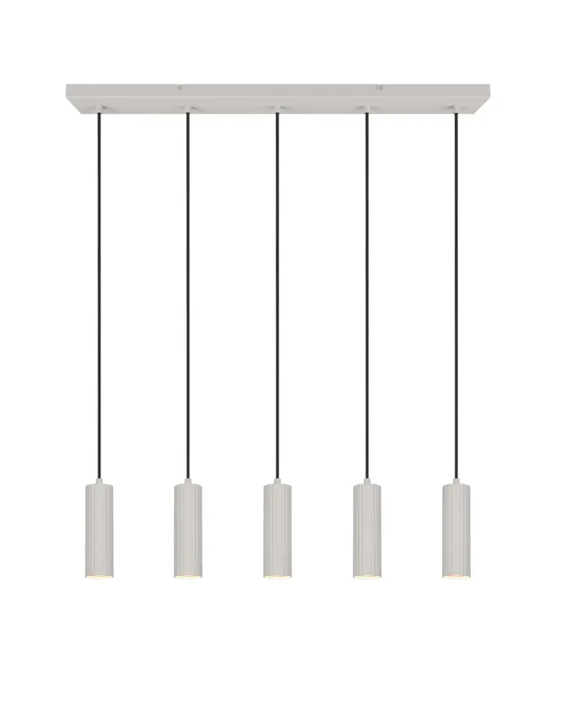 Κρεμαστό Φωτιστικό Ράγα Trio Lighting SOKA με 5xGU10 Λευκά Σποτ – 367700576