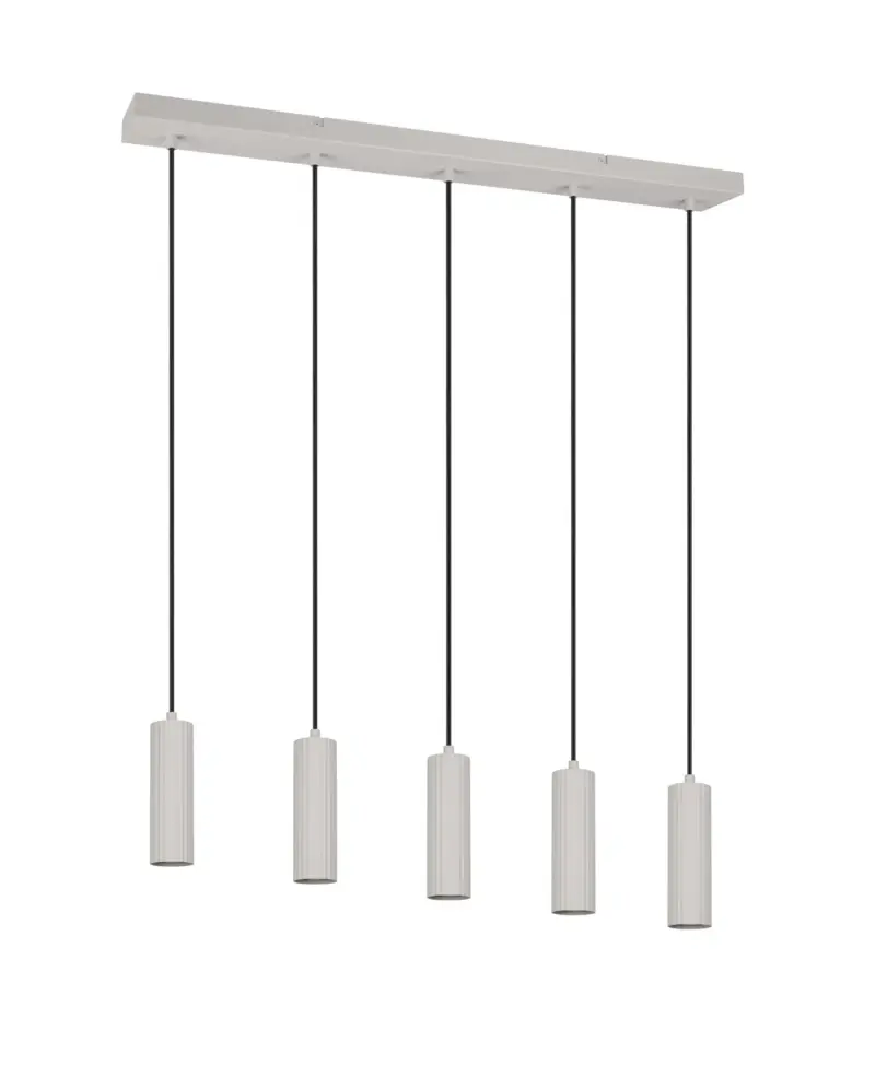 Κρεμαστό Φωτιστικό Ράγα Trio Lighting SOKA με 5xGU10 Λευκά Σποτ – 367700576
