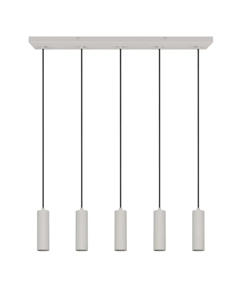 Κρεμαστό Φωτιστικό Ράγα Trio Lighting SOKA με 5xGU10 Λευκά Σποτ – 367700576