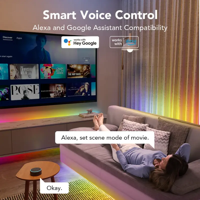 Wi-Fi Smart Σετ Ταινίας LED RGBIC 3m H612F Govee 1.SH.01.G069