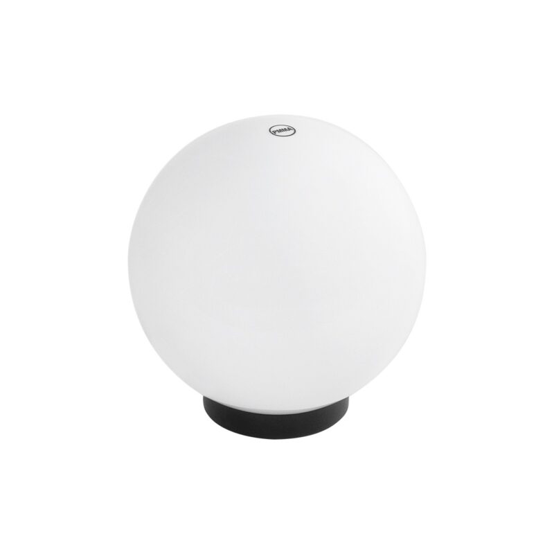 GLOBOSTAR® AGROS 61594 Φωτιστικό Κήπου με Ντουί 1 x E27 AC 220-240V Αδιάβροχο IP65 – Λευκό & Μάυρο – Μ20 x Π20 x Υ22cm
