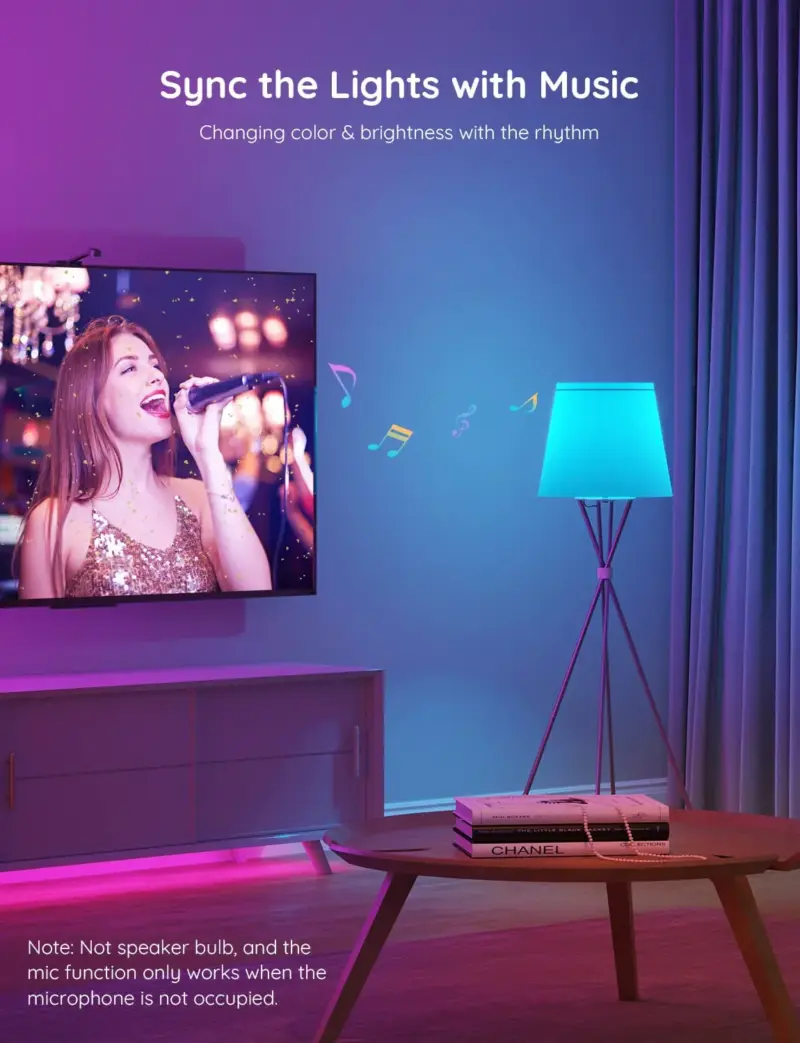 Smart Wi-Fi & Bluetooth Λάμπα LED E27 800lm 9W H6004 Govee 1.SH.01.G035