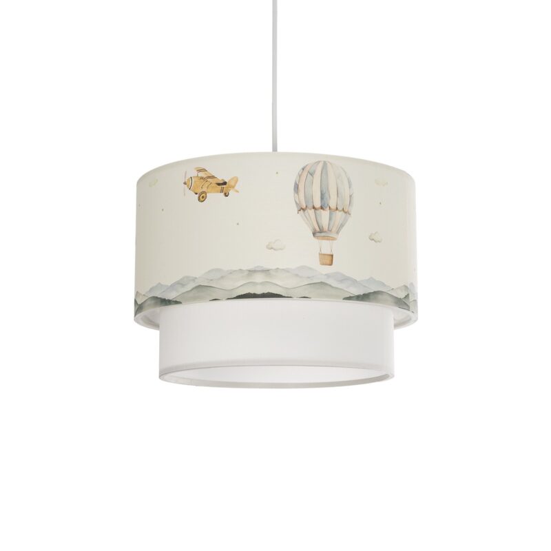 GLOBOSTAR® BALLON 204-0121 Παιδικό Κρεμαστό Φωτιστικό Οροφής με Ντουί 1 x E27 AC 220-240V IP20 – Πολύχρωμο – Μ30 x Π30 x Υ20cm