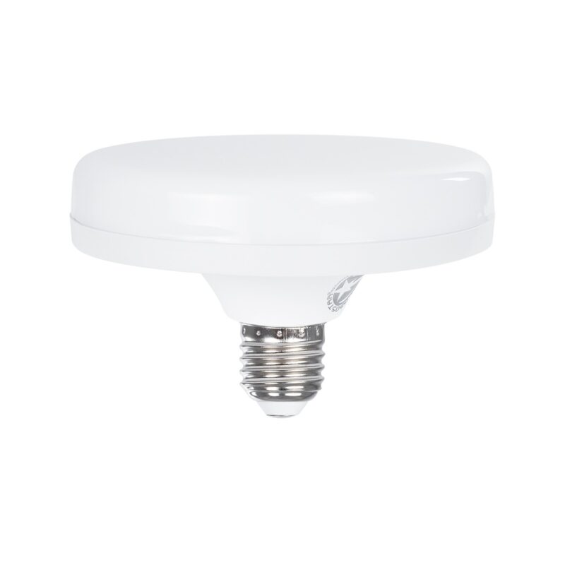 GLOBOSTAR® UFO 60070 Λάμπα E27 F120 LED 22W 2134lm 180° AC 220-240V IP20 Φυσικό Λευκό 4500K – Lumileds SMD Chip – Λευκό Γαλακτερό – Μ12 x Π12 x Υ7.5cm – 3 Χρόνια Εγγύηση
