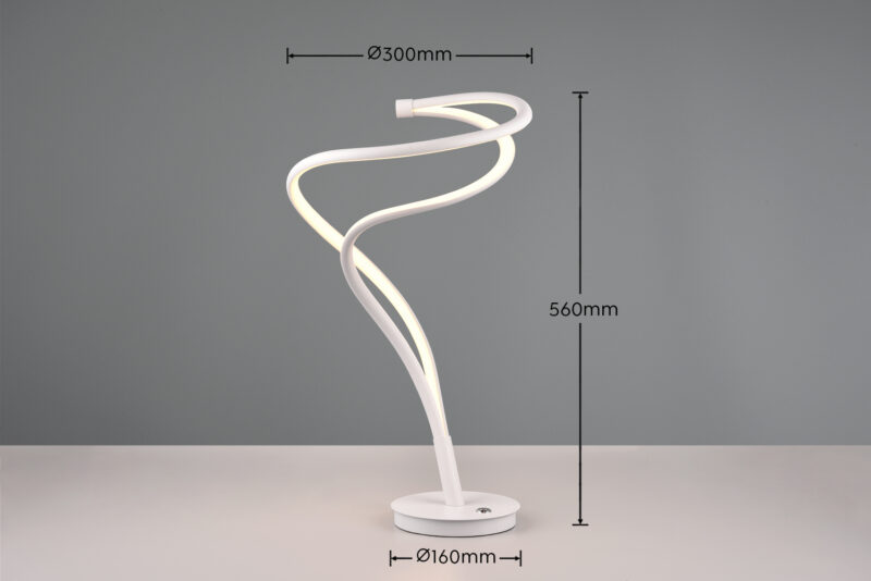 Trio Lighting NALA – 544310131 Επιτραπέζιο Φωτιστικό LED 17W 1900lm Dimmable CCT Λευκό