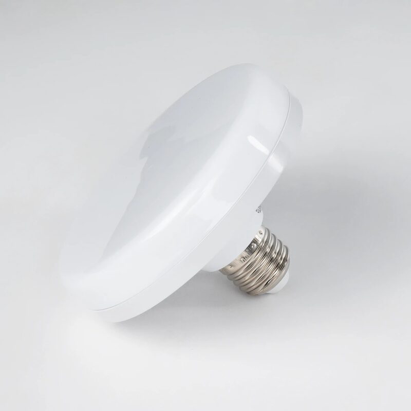 GLOBOSTAR® UFO 60069 Λάμπα E27 F120 LED 22W 2200lm 180° AC 220-240V IP20 Ψυχρό Λευκό 6000K – Lumileds SMD Chip – Λευκό Γαλακτερό – Μ12 x Π12 x Υ7.5cm – 3 Χρόνια Εγγύηση