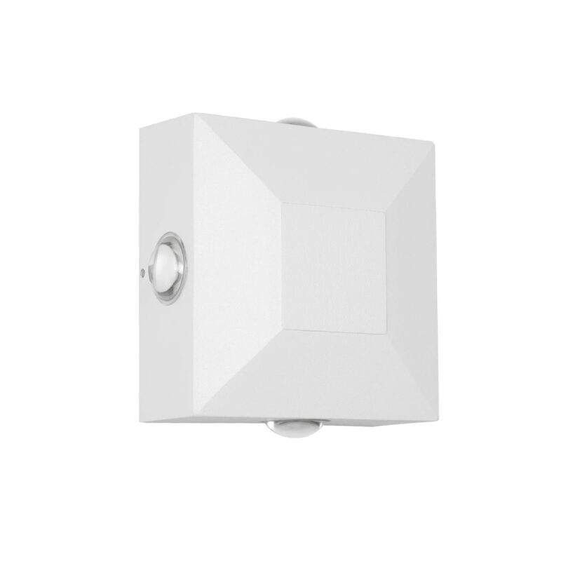 kelvo® ARKOS KLV-101-0112 Φωτιστικό Τοίχου / Απλίκα LED 8W 840lm 15° AC 220-240V Αδιάβροχο IP65 Θερμό Λευκό 2700K – CREE SMD Chip & TÜV SÜD Driver – Λευκό Ματ – Μ14 x Π5.5 x Υ14cm – 5 Χρόνια Εγγύηση