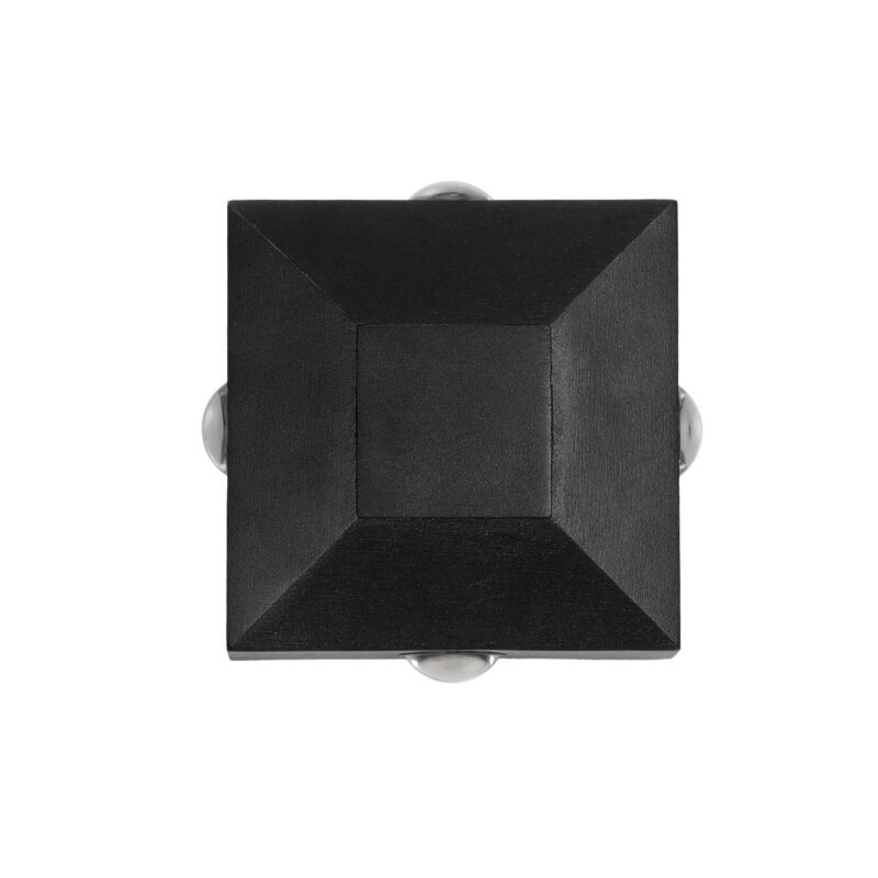 kelvo® ARKOS KLV-101-0110 Φωτιστικό Τοίχου / Απλίκα LED 8W 840lm 15° AC 220-240V Αδιάβροχο IP65 Θερμό Λευκό 2700K – CREE SMD Chip & TÜV SÜD Driver – Μαύρο Ματ – Μ14 x Π5.5 x Υ14cm – 5 Χρόνια Εγγύηση