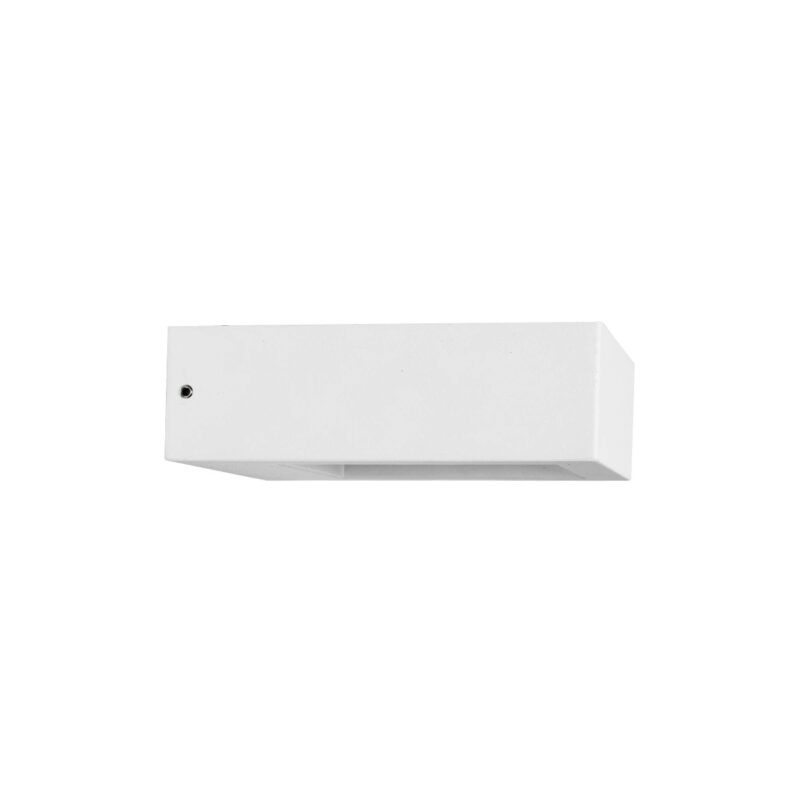 kelvo® AURA KLV-101-0118 Φωτιστικό Τοίχου / Απλίκα LED 7W 875lm 45° AC 220-240V Αδιάβροχο IP65 Θερμό Λευκό 2700K – Bridgelux COB Chip & TÜV SÜD Driver – Λευκό Ματ – Μ13 x Π15 x Υ4.5cm – 5 Χρόνια Εγγύηση