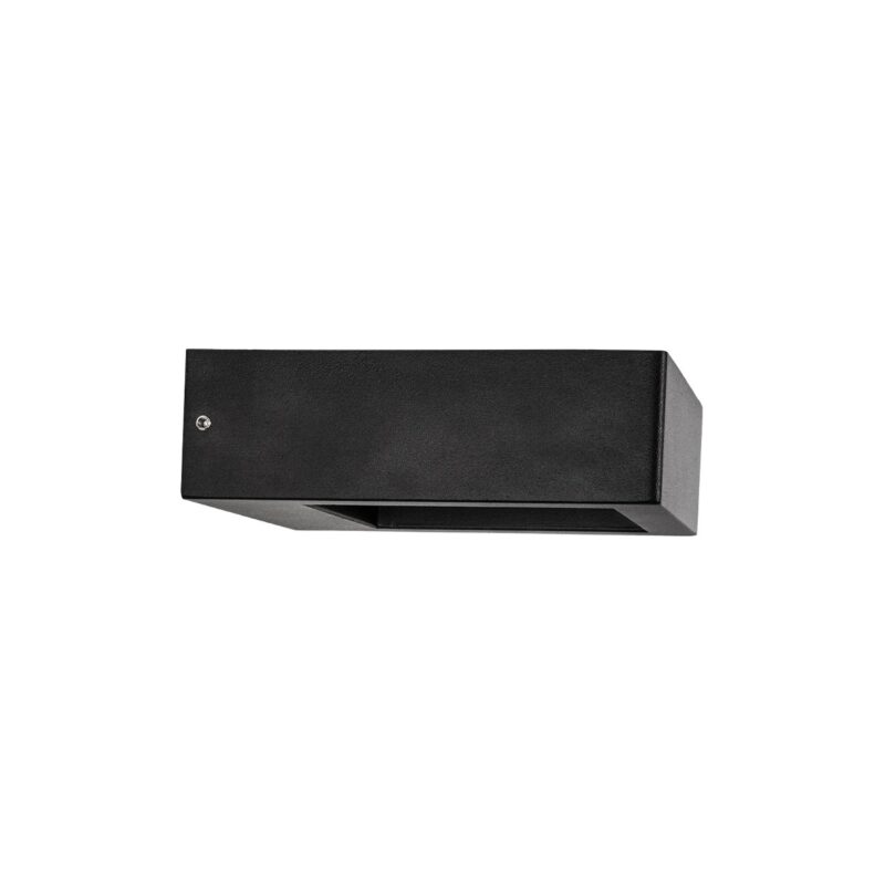 kelvo® AURA KLV-101-0116 Φωτιστικό Τοίχου / Απλίκα LED 7W 875lm 45° AC 220-240V Αδιάβροχο IP65 Θερμό Λευκό 2700K – Bridgelux COB Chip & TÜV SÜD Driver – Μαύρο Ματ – Μ13 x Π15 x Υ4.5cm – 5 Χρόνια Εγγύηση