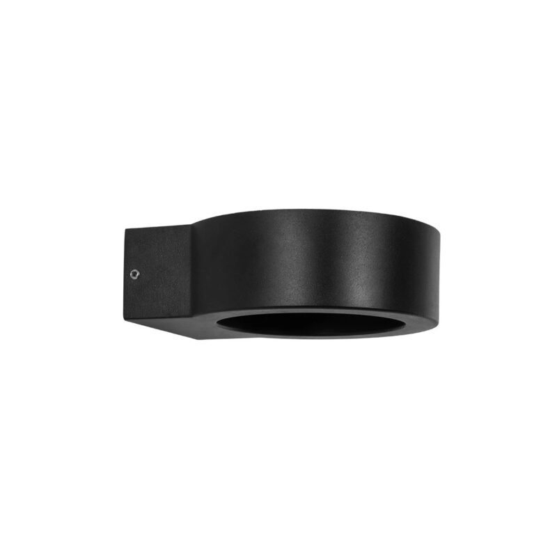 kelvo® AURA KLV-101-0113 Φωτιστικό Τοίχου / Απλίκα LED 7W 875lm 45° AC 220-240V Αδιάβροχο IP65 Θερμό Λευκό 2700K – Bridgelux COB Chip & TÜV SÜD Driver – Μαύρο Ματ – Μ15 x Π13 x Υ4.5cm – 5 Χρόνια Εγγύηση