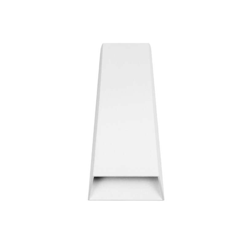 kelvo® FLUX KLV-101-0121 Φωτιστικό Τοίχου / Απλίκα LED 6W 750lm 30° AC 220-240V Αδιάβροχο IP65 Θερμό Λευκό 2700K – Bridgelux COB Chip & TÜV SÜD Driver – Λευκό Ματ – Μ5 x Π8.5 x Υ17cm – 5 Χρόνια Εγγύηση