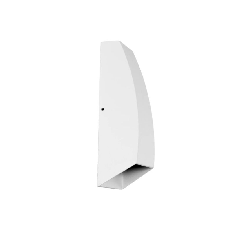 kelvo® FLUX KLV-101-0121 Φωτιστικό Τοίχου / Απλίκα LED 6W 750lm 30° AC 220-240V Αδιάβροχο IP65 Θερμό Λευκό 2700K – Bridgelux COB Chip & TÜV SÜD Driver – Λευκό Ματ – Μ5 x Π8.5 x Υ17cm – 5 Χρόνια Εγγύηση