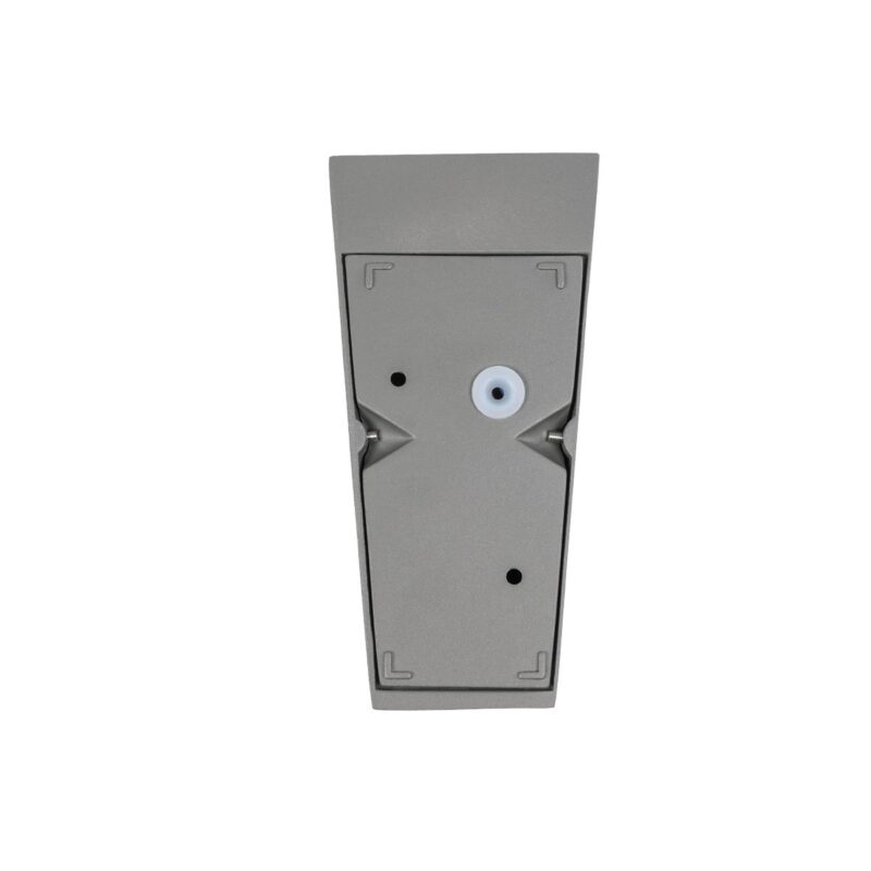 kelvo® FLUX KLV-101-0120 Φωτιστικό Τοίχου / Απλίκα LED 6W 750lm 30° AC 220-240V Αδιάβροχο IP65 Θερμό Λευκό 2700K – Bridgelux COB Chip & TÜV SÜD Driver – Γκρι Ανθρακί Ματ – Μ5 x Π8.5 x Υ17cm – 5 Χρόνια Εγγύηση
