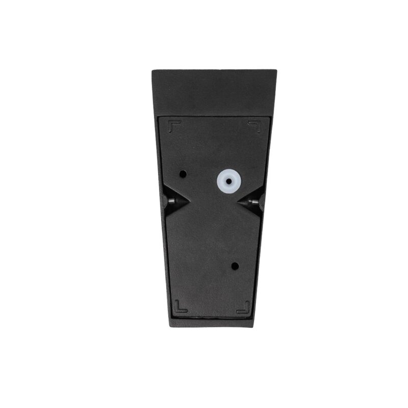 kelvo® FLUX KLV-101-0119 Φωτιστικό Τοίχου / Απλίκα LED 6W 750lm 30° AC 220-240V Αδιάβροχο IP65 Θερμό Λευκό 2700K – Bridgelux COB Chip & TÜV SÜD Driver – Μαύρο Ματ – Μ5 x Π8.5 x Υ17cm – 5 Χρόνια Εγγύηση