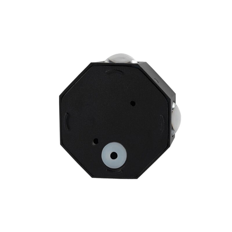 GLOBOSTAR® HIKARI 60687 Μοντέρνο Φωτιστικό Τοίχου – Απλίκα LED 8W 1000lm 30° AC 220-240V Αδιάβροχο IP65 Θερμό Λευκό 2700K – CREE XPE Chip & TÜV SÜD Driver – Μαύρο Ματ – Μ10 x Π4 x Υ10cm – 5 Χρόνια Εγγύηση