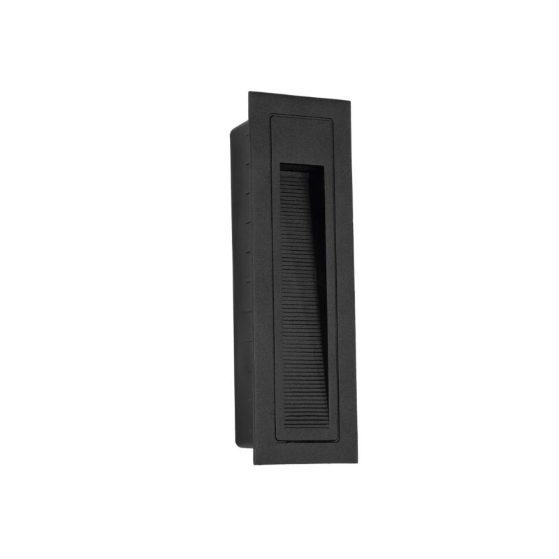 kelvo® STEPART KLV-101-0092 Χωνευτό Φωτιστικό Σκαλοπατιού / Διαδρόμου LED 3W 375lm 45° AC 220-240V Αδιάβροχο IP65 Θερμό Λευκό 2700K – Lumileds SMD Chip & TÜV SÜD Driver – Μαύρο Ματ – Μ6.5 x Π6.5 x Υ21cm / Q5.4 x 18.9cm – 5 Χρόνια Εγγύηση