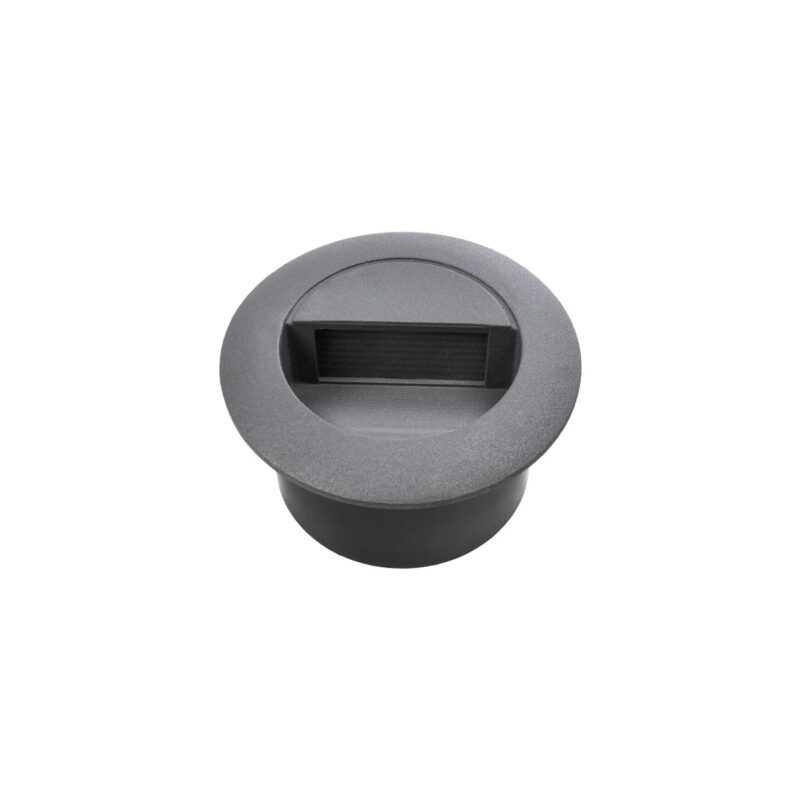 kelvo® STEPART KLV-101-0075 Χωνευτό Φωτιστικό Σκαλοπατιού / Διαδρόμου LED 3W 375lm 45° AC 220-240V Αδιάβροχο IP65 Θερμό Λευκό 2700K – Lumileds SMD Chip & TÜV SÜD Driver – Γκρι Ανθρακί Ματ – Μ8.3 x Π4.5 x Υ8.3cm / Q6.6 x 6.6cm – 5 Χρόνια Εγγύηση