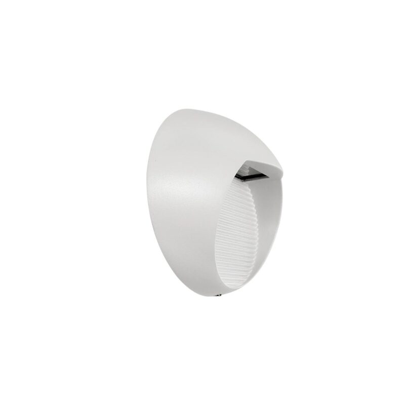 kelvo® STEPART KLV-101-0100 Φωτιστικό Σκαλοπατιού / Διαδρόμου LED 3W 375lm 45° AC 220-240V Αδιάβροχο IP65 Θερμό Λευκό 2700K – Lumileds SMD Chip & TÜV SÜD Driver – Λευκό Ματ – Μ26 x Π5.5 x Υ13cm – 5 Χρόνια Εγγύηση