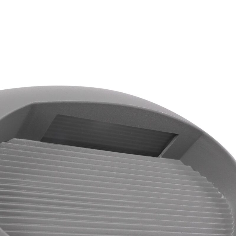 kelvo® STEPART KLV-101-0099 Φωτιστικό Σκαλοπατιού / Διαδρόμου LED 3W 375lm 45° AC 220-240V Αδιάβροχο IP65 Θερμό Λευκό 2700K – Lumileds SMD Chip & TÜV SÜD Driver – Γκρι Ανθρακί Ματ – Μ26 x Π5.5 x Υ13cm – 5 Χρόνια Εγγύηση