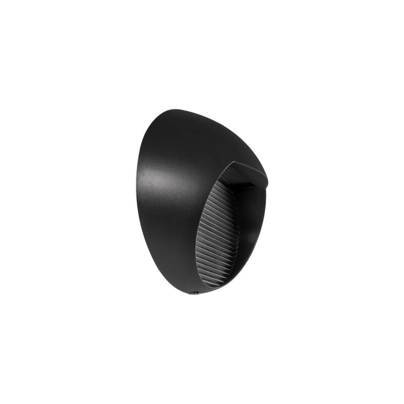 kelvo® STEPART KLV-101-0098 Φωτιστικό Σκαλοπατιού / Διαδρόμου LED 3W 375lm 45° AC 220-240V Αδιάβροχο IP65 Θερμό Λευκό 2700K – Lumileds SMD Chip & TÜV SÜD Driver – Μαύρο Ματ – Μ26 x Π5.5 x Υ13cm – 5 Χρόνια Εγγύηση