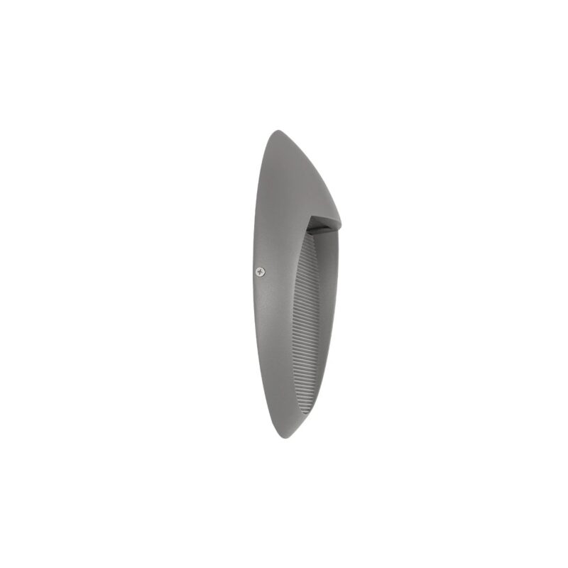 kelvo® STEPART KLV-101-0102 Φωτιστικό Σκαλοπατιού / Διαδρόμου LED 3W 375lm 45° AC 220-240V Αδιάβροχο IP65 Θερμό Λευκό 2700K – Lumileds SMD Chip & TÜV SÜD Driver – Γκρι Ανθρακί Ματ – Μ13 x Π5.5 x Υ26cm – 5 Χρόνια Εγγύηση