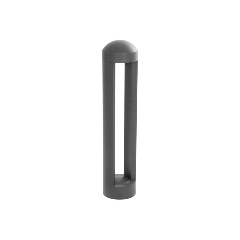 kelvo® GREMO KLV-101-0122 Φωτιστικό Κολωνάκι Κήπου LED 7W 875lm 45° AC 220-240V Αδιάβροχο IP65 Θερμό Λευκό 2700K – Bridgelux COB Chip & TÜV SÜD Driver – Γκρι Ανθρακί Ματ – Μ10.8 x Π10.8 x Υ50cm – 5 Χρόνια Εγγύηση