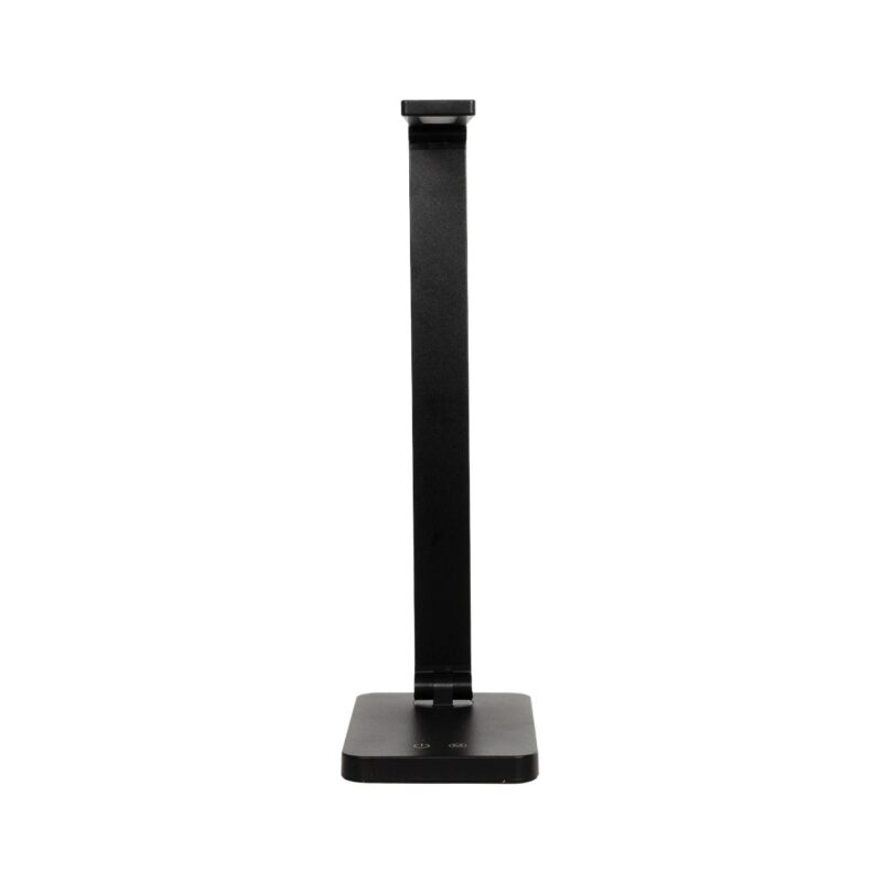 GLOBOSTAR® TEBLA 60481 Μοντέρνο Επιτραπέζιο Φωτιστικό Γραφείου LED 5W 500lm 120° AC 220-240V IP20 Ρυθμιζόμενο Λευκό CCT με Αφή 2700K/4500K/6000K Dimmable – Bridgelux SMD Chip – Μαύρο – Μ11 x Π31 x Υ52cm – 2 Χρόνια Εγγύηση