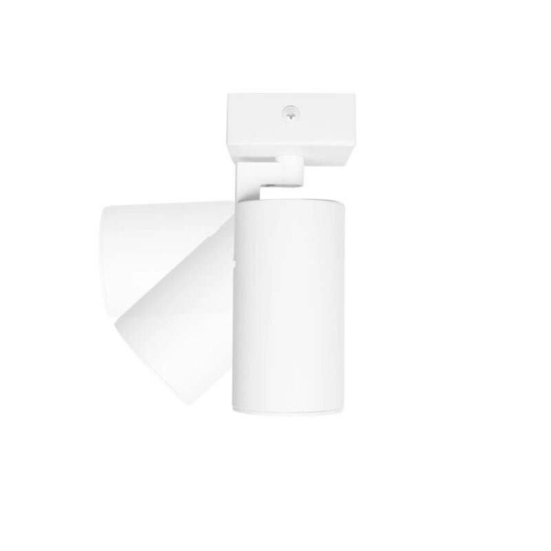 kelvo® SPOTA KLV-101-0135 Κινούμενο Φωτιστικό Σποτ Οροφής για Λάμπα MR16 με Ντουί GU10 AC 220-240V IP20 – Λευκό Ματ – Μ7 x Π6 x Υ14cm