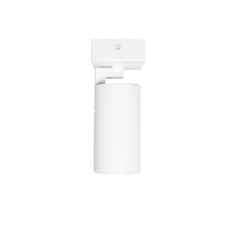 kelvo® SPOTA KLV-101-0135 Κινούμενο Φωτιστικό Σποτ Οροφής για Λάμπα MR16 με Ντουί GU10 AC 220-240V IP20 – Λευκό Ματ – Μ7 x Π6 x Υ14cm
