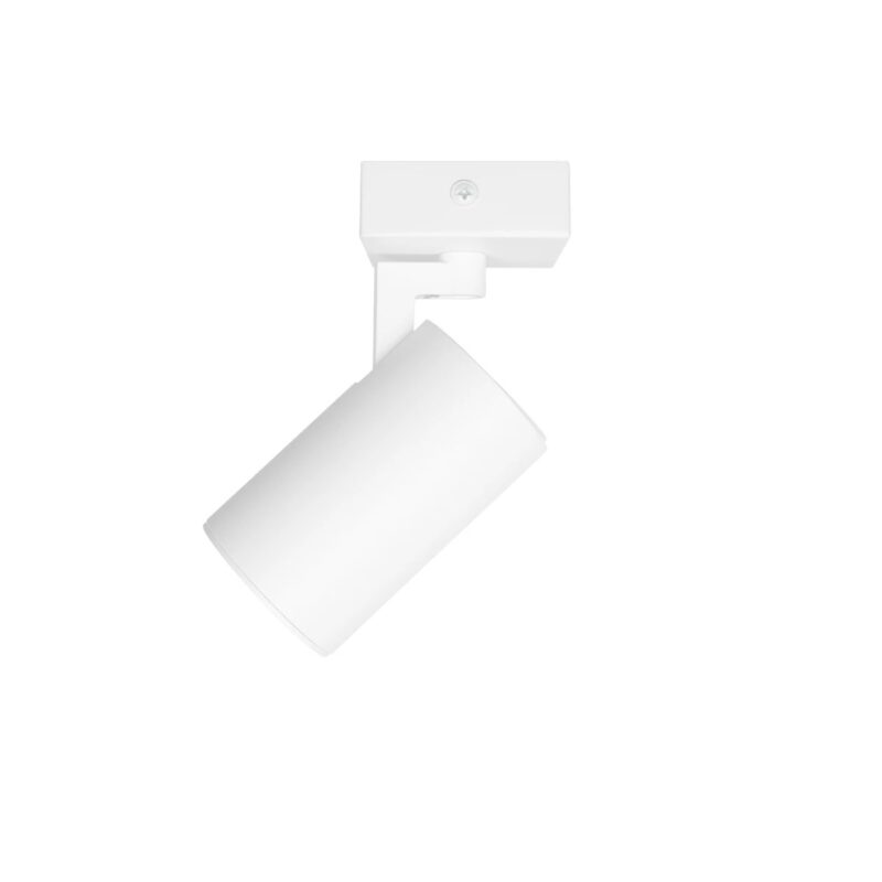 kelvo® SPOTA KLV-101-0135 Κινούμενο Φωτιστικό Σποτ Οροφής για Λάμπα MR16 με Ντουί GU10 AC 220-240V IP20 – Λευκό Ματ – Μ7 x Π6 x Υ14cm