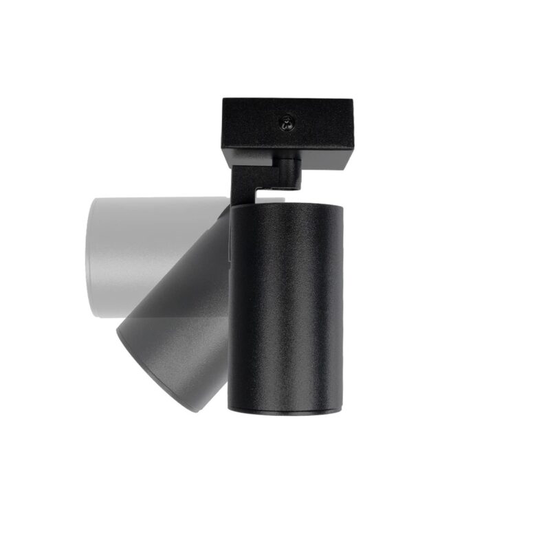 kelvo® SPOTA KLV-101-0134 Κινούμενο Φωτιστικό Σποτ Οροφής για Λάμπα MR16 με Ντουί GU10 AC 220-240V IP20 – Μαύρο Ματ – Μ7 x Π6 x Υ14cm