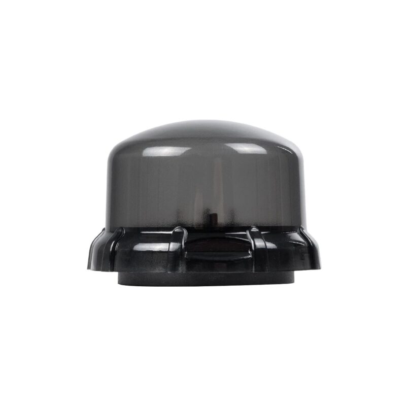 GLOBOSTAR® INDUSTRY-CAP 61707 Κάλυμμα με Zhaga Socket για τα Βιομηχανικά Φωτιστικά Καμπάνες High Bay UFO Τεχνολογίας Smart Group Linkable Control System 2.4Ghz Αδιάβροχο IP65 Μαύρο Πλαστικό ABS – Μ5 x Π5 x Υ3.5cm