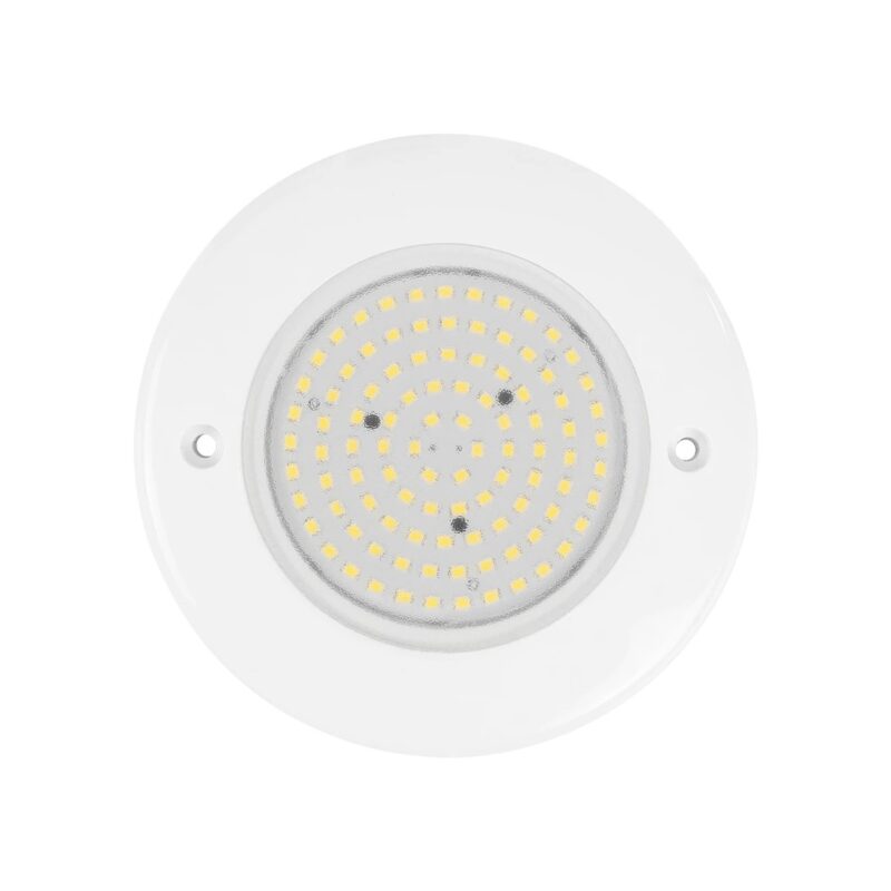 GLOBOSTAR® POOLARTY 61715 Υποβρύχιο Φωτιστικό για Σιντριβάνια/Πισίνες LED 8W 640lm 120° DC 12V Αδιάβροχο IP68 Φυσικό Λευκό 4500K Dimmable – Bridgelux SMD Chip – 1m VDE Rubber Καλώδιο – Μ13 x Π13 x Υ2cm – 3 Χρόνια Εγγύηση
