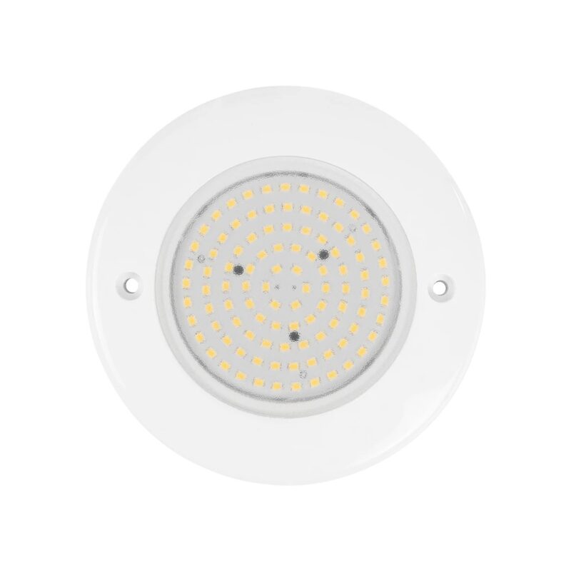 GLOBOSTAR® POOLARTY 61716 Υποβρύχιο Φωτιστικό για Σιντριβάνια/Πισίνες LED 8W 600lm 120° DC 12V Αδιάβροχο IP68 Θερμό Λευκό 2700K Dimmable – Bridgelux SMD Chip – 1m VDE Rubber Καλώδιο – Μ13 x Π13 x Υ2cm – 3 Χρόνια Εγγύηση