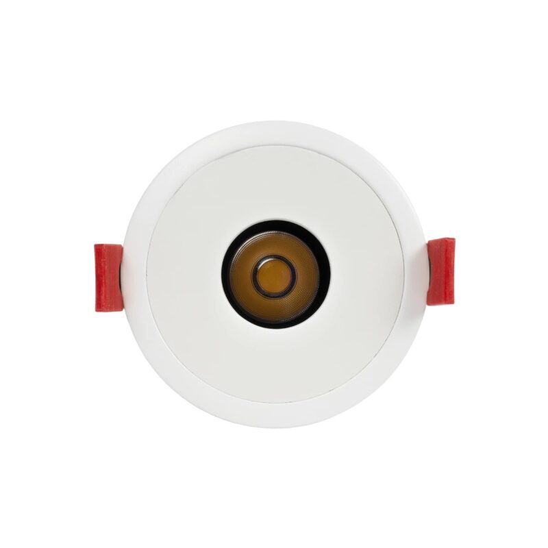 kelvo® PINADO KLV-101-0127 Χωνευτό Φωτιστικό Downlight Σποτ LED 7W 840lm 15° AC 220-240V IP20 Θερμό Λευκό 2700K – Bridgelux COB Chip & TÜV SÜD Driver – Λευκό Ματ – Μ8.3 x Π8.3 x Υ8.2cm / Q7.3cm – 5 Χρόνια Εγγύηση