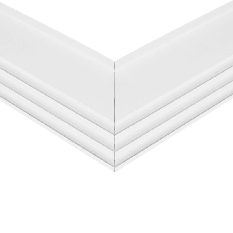 GLOBOSTAR® ALP-CORNER-IN90 RECESSA 61791 Χωνευτό Προφίλ Αλουμινίου Γωνία με Λευκό Γαλακτερό Πατητό Κάλυμμα για Ταινίες LED IP20 – Λευκό Ματ – Μ30 x Π3.5 x Υ4cm
