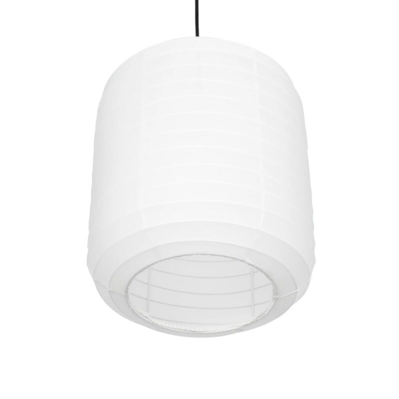 GLOBOSTAR® ROMINA 62000 Μοντέρνο Κρεμαστό Φωτιστικό Οροφής με Ντουί 1 x E27 AC 220-240V IP20 – Λευκό – Μ30 x Π30 x Υ37cm