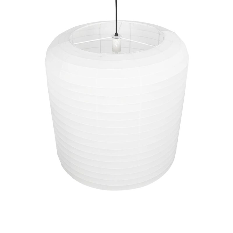 GLOBOSTAR® ROMINA 62001 Μοντέρνο Κρεμαστό Φωτιστικό Οροφής με Ντουί 1 x E27 AC 220-240V IP20 – Λευκό – Μ60 x Π60 x Υ65cm