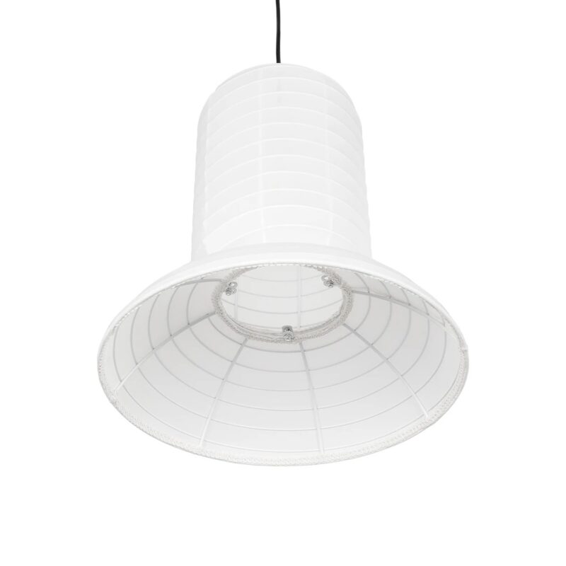 GLOBOSTAR® ROMINA 62002 Μοντέρνο Κρεμαστό Φωτιστικό Οροφής με Ντουί 1 x E27 AC 220-240V IP20 – Λευκό – Μ40 x Π40 x Υ42.5cm