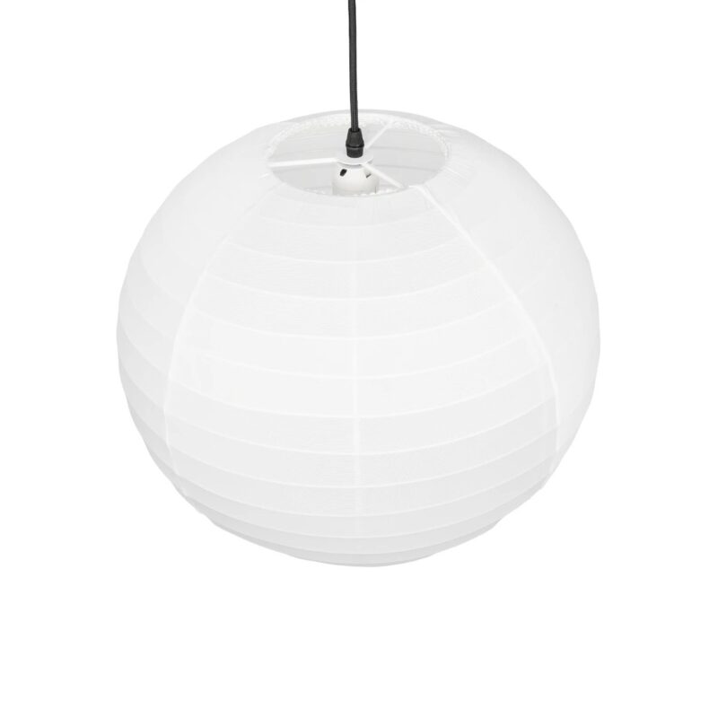 GLOBOSTAR® ROMINA 62004 Μοντέρνο Κρεμαστό Φωτιστικό Οροφής με Ντουί 1 x E27 AC 220-240V IP20 – Λευκό – Μ40 x Π40 x Υ37cm