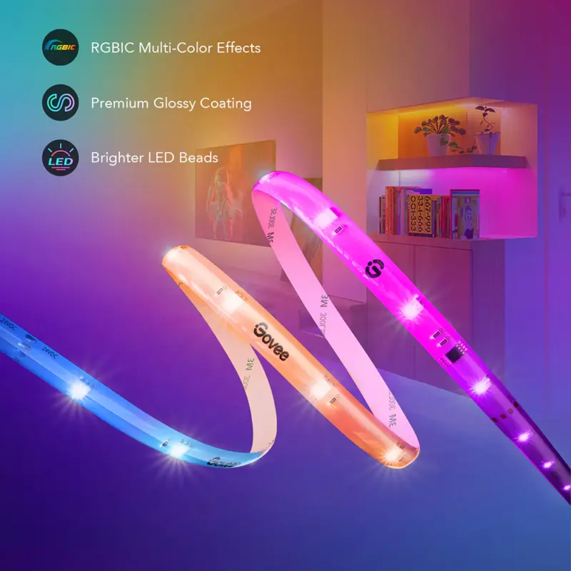 Wi-Fi Smart Σετ Ταινίας LED RGBIC 3m H612F Govee 1.SH.01.G069