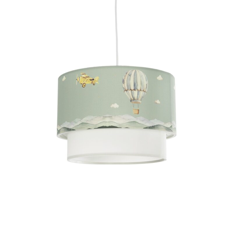 GLOBOSTAR® BALLON 204-0120 Παιδικό Κρεμαστό Φωτιστικό Οροφής με Ντουί 1 x E27 AC 220-240V IP20 – Πολύχρωμο – Μ30 x Π30 x Υ20cm